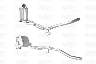 Nap Carparts Ruß-/Partikelfilter, Abgasanlage [Hersteller-Nr. CAD10611] für Audi, Seat, Skoda, VW von NAP carPARTS