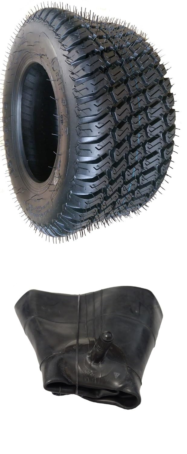 1x Schlauch + 1x 18x9.50-8 WAVE 18x9.5-8 Reifen für Rasentraktor Aufsitzmäher Rasenmäherreifen 18 x 9.50-8 18 x 9.5-8 Rasenreifen Mantel Reifenmantel von NARUBB