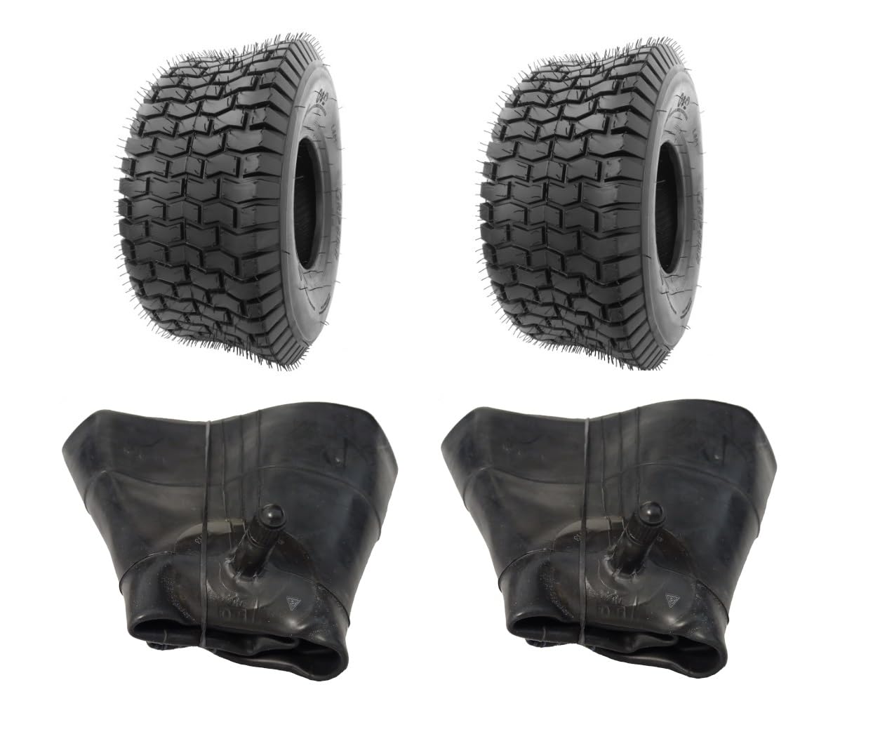 2x Schlauch + 2x 20x8.00-8 Profil LG01 Rasenreifen mit Schläuche Reifen für Rasentraktor Aufsitzmäher 8 Zoll Größe 20x8-8 20 x 8 – 8 20 x 8.00-8 Reifenmantel Rasenmäherreifen Stollenprofil von NARUBB