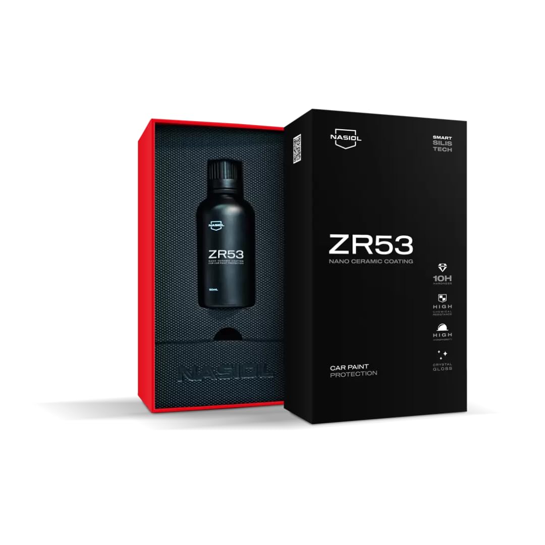 NASIOL ZR53 Nano Keramikversiegelung Auto, Keramikversiegelung, Lackversiegelung Auto, Keramik Autolack,Ceramic Coating, Hochwertige Nano Keramik Fliesen Kit 9H Farbschutz 50 ml NASIOL ZR53 Nano Keramikversiegelung Auto, Keramikversiegelung, Lackversiegelung Auto, Keramik Autolack,Ceramic Coating, Hochwertige Nano Keramik Fliesen Kit 9H Farbschutz 50 ml von NASIOL