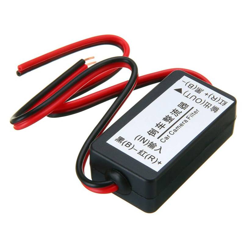 NATHA 12V DC Gleichstrom Power Relais Kondensator Filter Gleichrichter für Auto Umkehren RüCkansicht die RüCkfahrkamera von NATHA