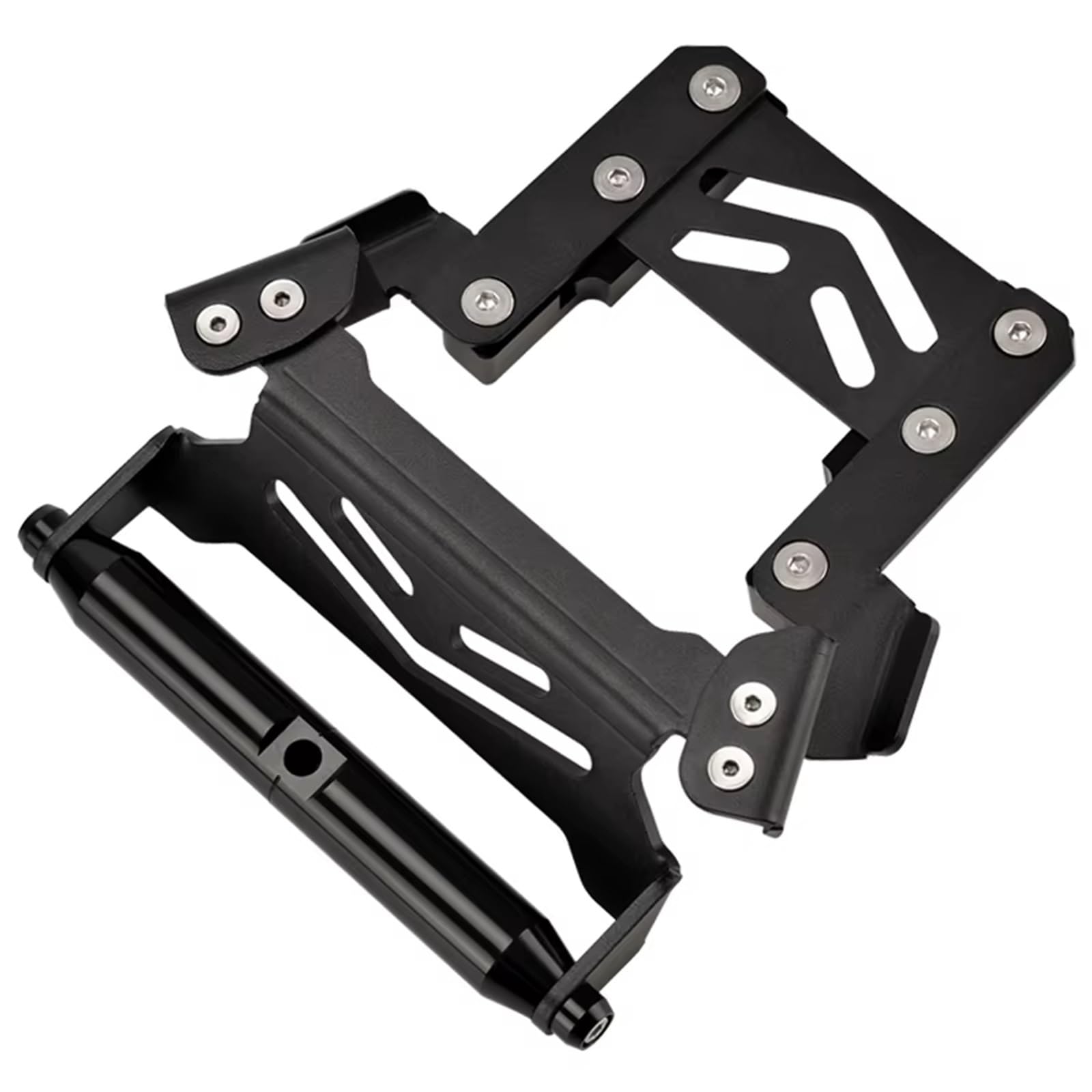 Kompatibel Mit Forza350 Für NSS350 2021 2022 2023 2024, Motorrad, 22 Mm, Handyhalter, GPS-Navigationshalterung, Fahrrekorder-Ständerunterstützung Motorrad GPS Halterung(Black) von NATWEE