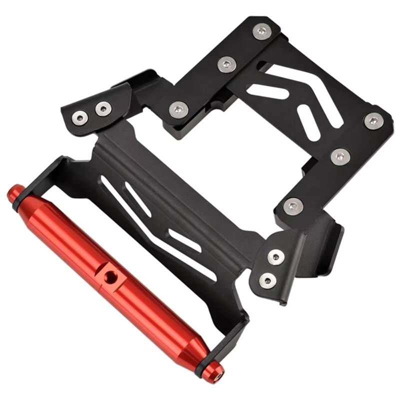 Kompatibel Mit Forza350 Für NSS350 2021 2022 2023 2024, Motorrad, 22 Mm, Handyhalter, GPS-Navigationshalterung, Fahrrekorder-Ständerunterstützung Motorrad GPS Halterung(Red) von NATWEE