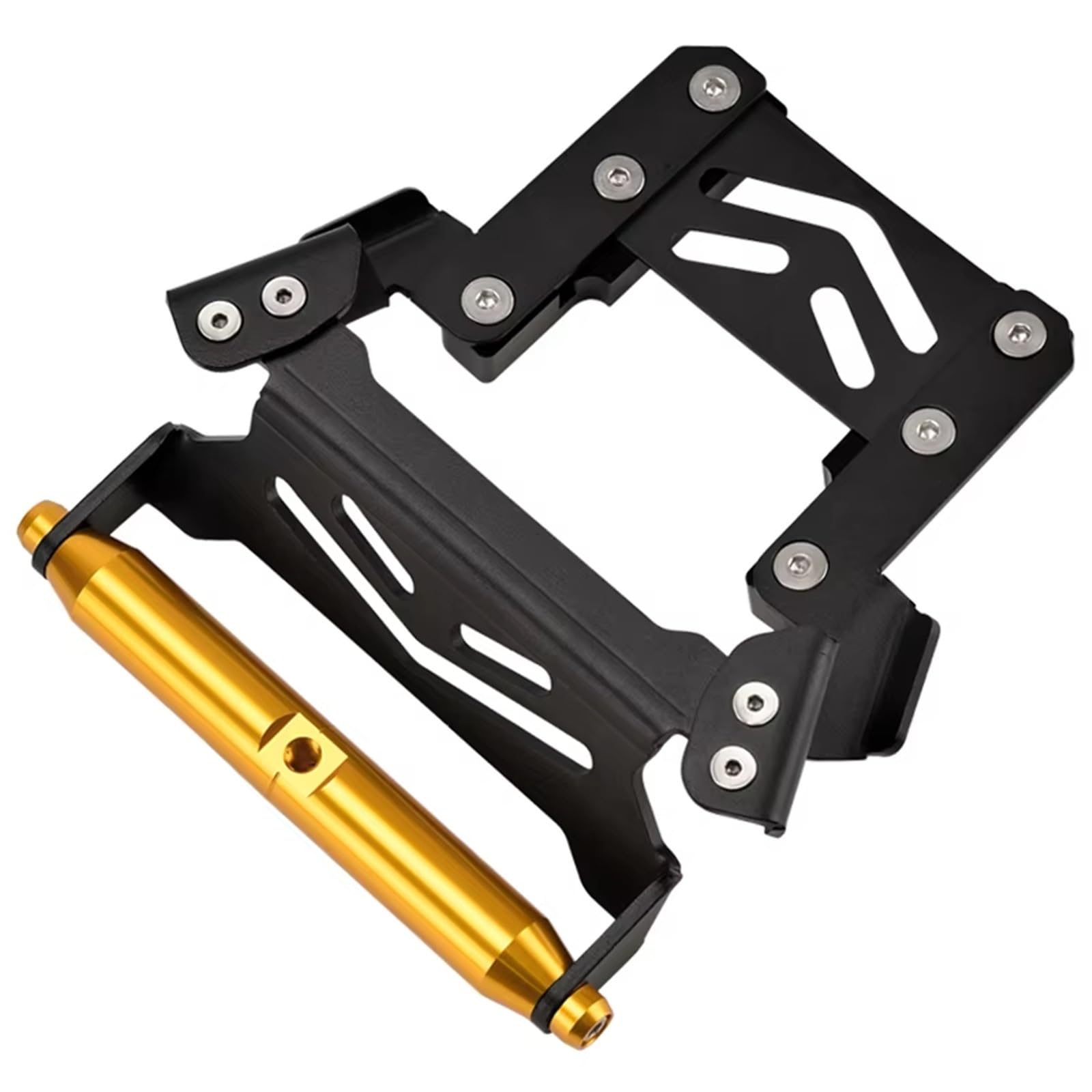 Kompatibel Mit Forza350 Für NSS350 2021 2022 2023 2024, Motorrad, 22 Mm, Handyhalter, GPS-Navigationshalterung, Fahrrekorder-Ständerunterstützung Motorrad GPS Halterung(Yellow) von NATWEE