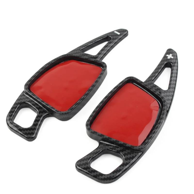 NATWEE Kompatibel Mit A3 Für A5 S5 2021; Für A4 S4 2020 2021; Für A6 S6 A7 S7 A8 2019 2020 2021 Auto Für Sport Lenkrad Shift Paddle Shifter Erweiterung Auto-Schaltwippe(Carbon Fiber) von NATWEE