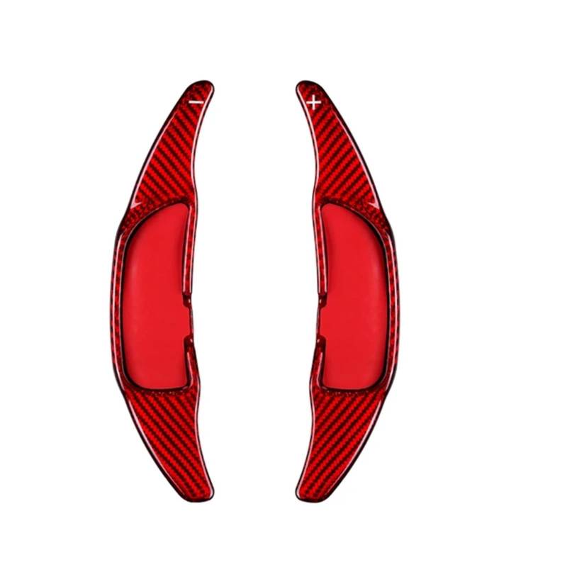 NATWEE Kompatibel Mit Benz Für Amg A45 C63 Cla45 Gle Gla CLS Gls W205 W213 Auto-Lenkradverlängerungsschalthebel Paddle Shift D1005 Auto-Schaltwippe(Type D Red) von NATWEE