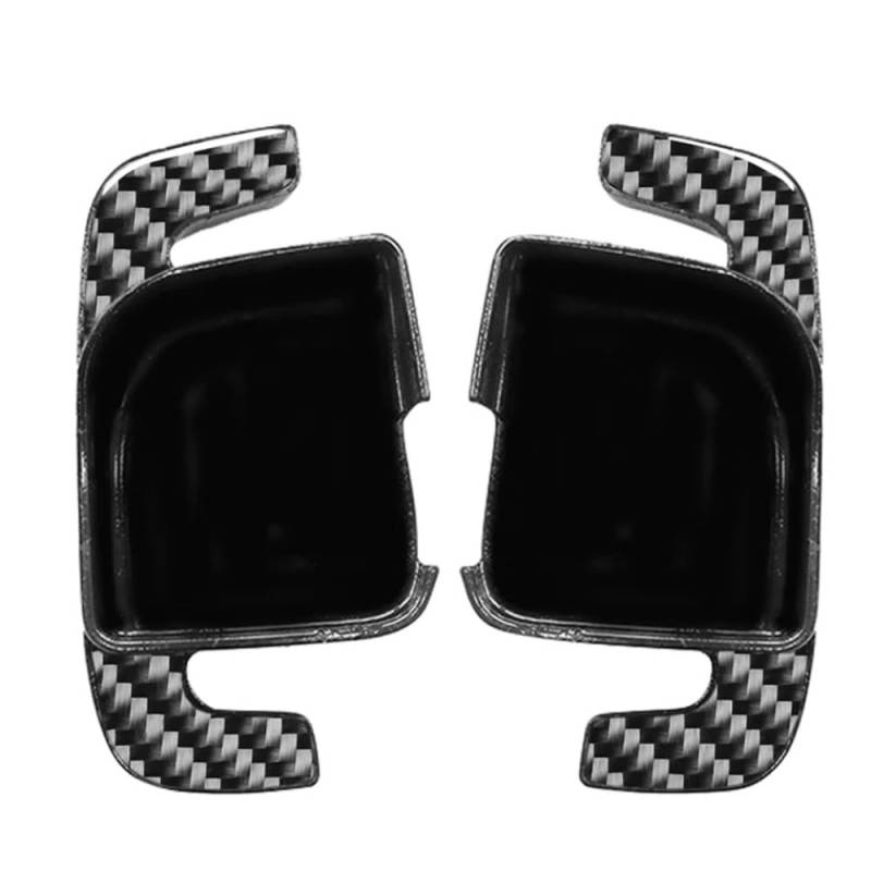 NATWEE Kompatibel Mit Benz Für Eqe Glc Gls C-Klasse X254 W206 V295 S206 X206 2022 2023 2024 Auto-Lenkrad-Schaltwippenverlängerung Schalthebel Auto-Schaltwippe(Carbon Fiber Black) von NATWEE