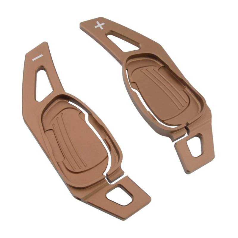 NATWEE Kompatibel Mit C&upra Für Ateca Für Leon 2020 2021 2022 Lenkradschaltpaddel Verlängern Zubehör Paddelschalthebel-Stylingteile Auto-Schaltwippe(Bronze) von NATWEE