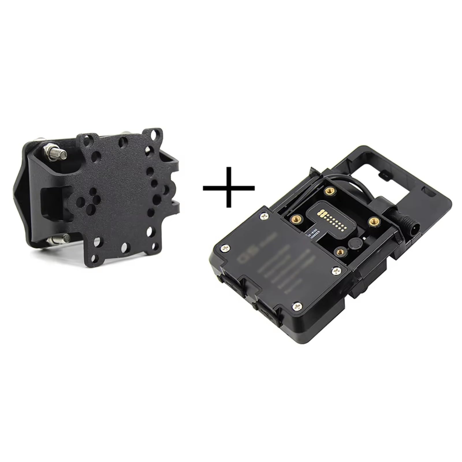 NATWEE Kompatibel Mit CB500X 2018 2019 2020 Motorradzubehör Frontscheiben-GPS-Navigation Handy-Befestigungshalterung Motorrad GPS Halterung(Black C) von NATWEE