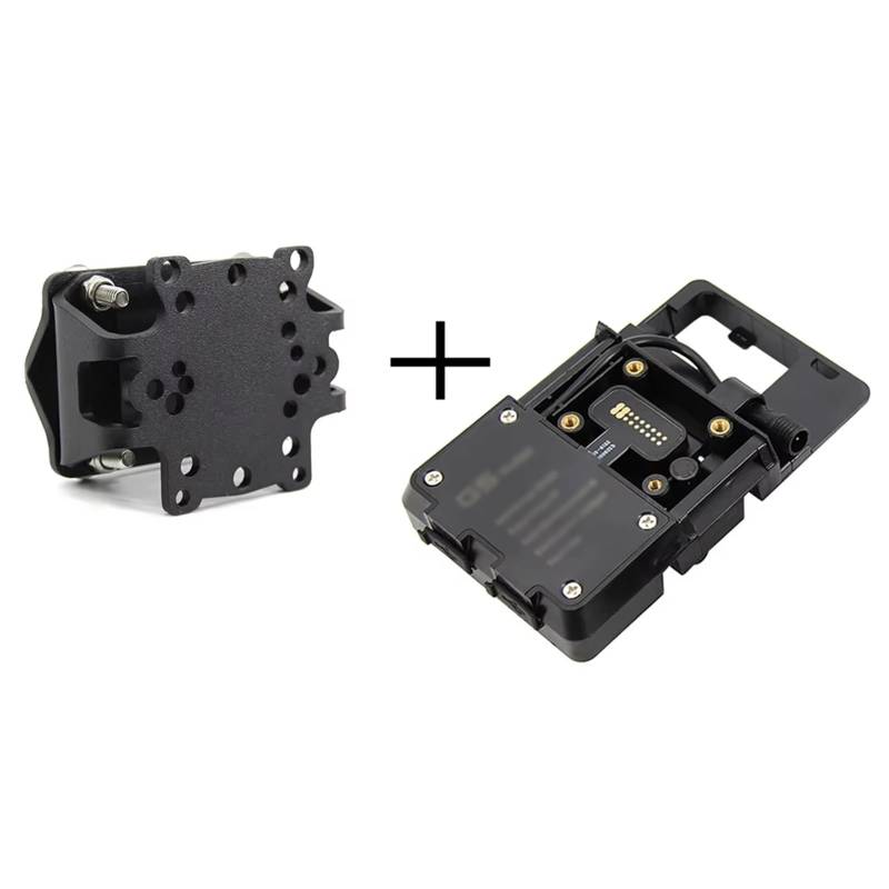 NATWEE Kompatibel Mit CB500X 2018 2019 2020 Motorradzubehör Frontscheiben-GPS-Navigation Handy-Befestigungshalterung Motorrad GPS Halterung(Black C) von NATWEE