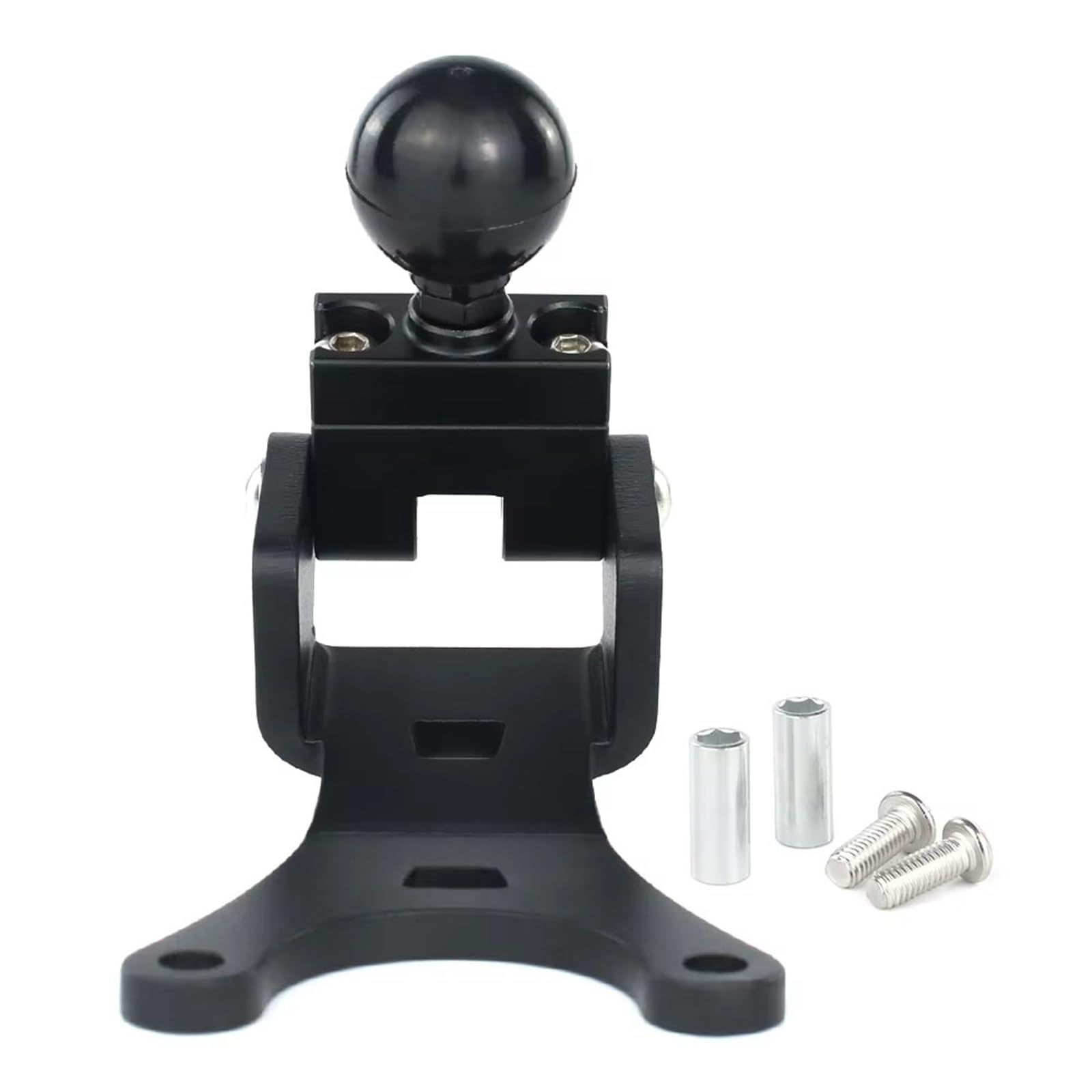 NATWEE Kompatibel Mit Ducati Für Panigale Für 1299 2015 2016 2017 Für 1199 2012 2013 2014 2015 Motorrad-Navigations-Lenkerhalterung Motorrad GPS Halterung(Black F) von NATWEE