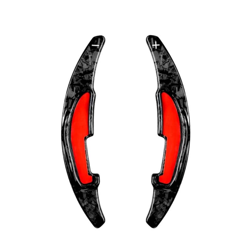 NATWEE Kompatibel Mit Für M2 M3 M4 Für M5 X5M X6M F87 F85 F86 F80 F83 M6 Kohlefaser-Lenkrad-Paddelschalthebel DBPH Auto-Schaltwippe(Forged Carbon) von NATWEE