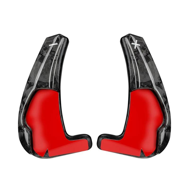 NATWEE Kompatibel Mit Jeep Für Grand Für Cherokee Carbon Fiber Paddle Shift Lenkradschalthebel Auto Lenkrad Paddle Shift D0024 Auto-Schaltwippe(Forged Carbon) von NATWEE