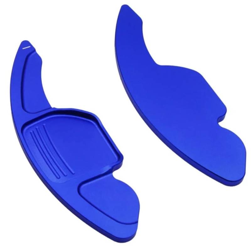 NATWEE Kompatibel Mit Q5 8R Für Q7 SQ5 A1 A3 S3 8V A4 B8 A5 S5 8T 8K A6 S6 C7 A7 A8 S4 Für Q3 Für Avant Für Sline Auto-Lenkradschaltpaddel Verlängern Auto-Schaltwippe(Style 1 Blue) von NATWEE
