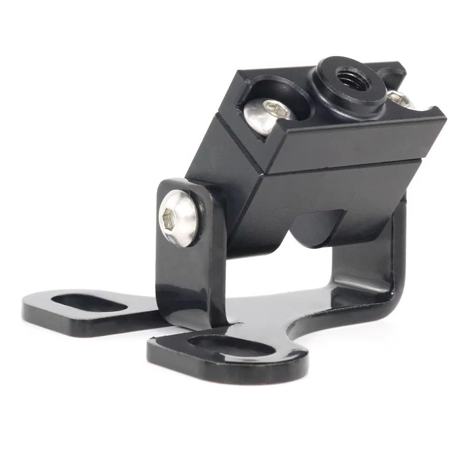 NATWEE Kompatibel Mit Suzuki Für GN125 1991 1992 1993 1994 1995 1996 1997 1998 1999 2000 2001 Für GN250 1985-2001 Für GN400 1979-1981 Navigationshalterung Motorrad GPS Halterung(Black D) von NATWEE