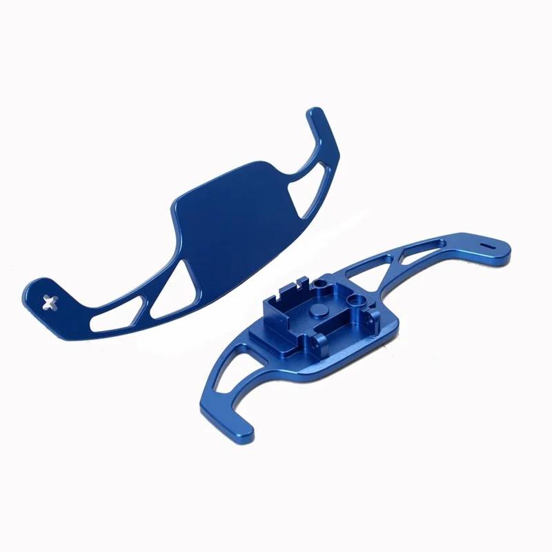 NATWEE Kompatibel Mit Vw Für Sharan 2012 2013 2014 2015 2016 Auto Paddle Shifter Extender Lenkrad Paddle Extension Shift Cover Auto-Schaltwippe(Blue) von NATWEE