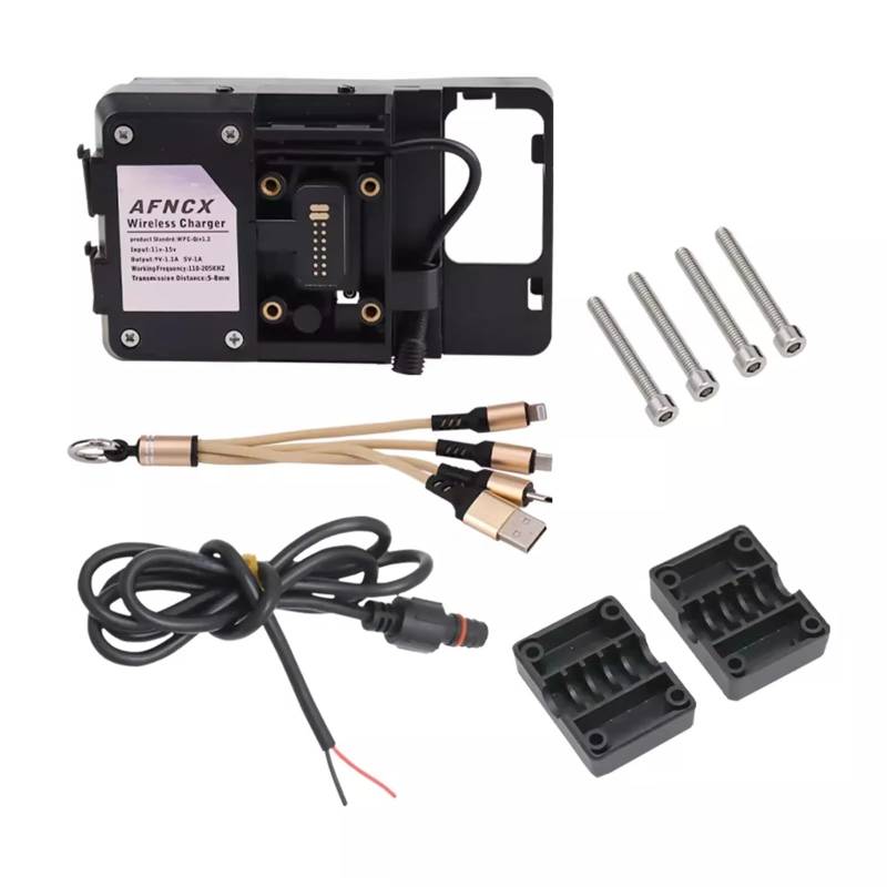 NATWEE Kompatibel Mit Yamaha Für Tracer 900 2015 2016 2017 Motorrad GPS-Navigationsplattenhalterung Handyständerhalter Motorrad GPS Halterung(Black A) von NATWEE
