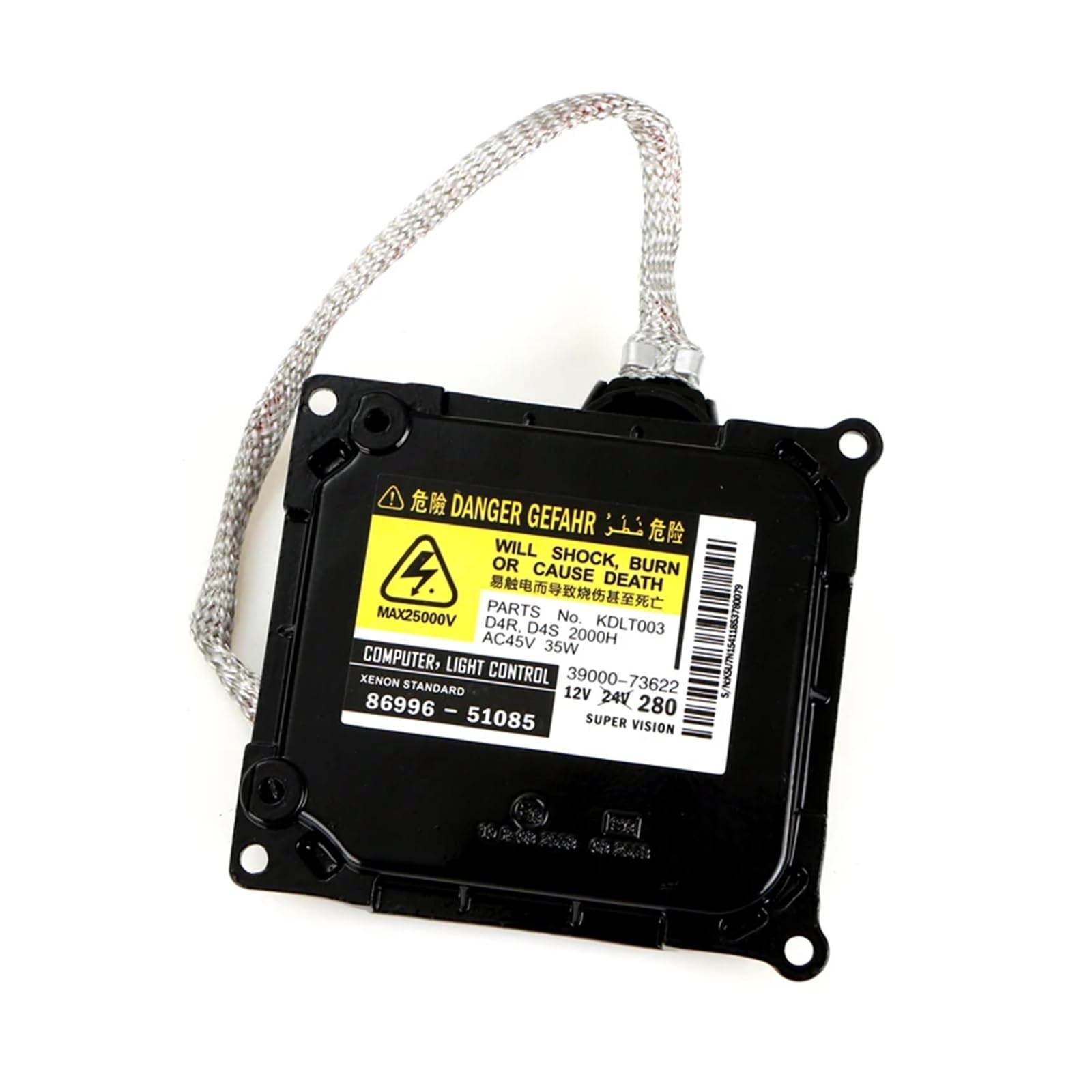 NATWEE Steuergerät Scheinwerfer Kompatibel Mit Lexus Für RX450h IS350 IS350F IS350C Auto-HID-Scheinwerfer-Xenon-Vorschaltgerät-Steuergerät Mit Zünder Und Lampenmodul 86996-51085 NATWEE Steuergerät Scheinwerfer Kompatibel Mit Lexus Für RX450h IS350 IS350F IS350C Auto-HID-Scheinwerfer-Xenon-Vorschaltgerät-Steuergerät Mit Zünder Und Lampenmodul 86996-51085 von NATWEE