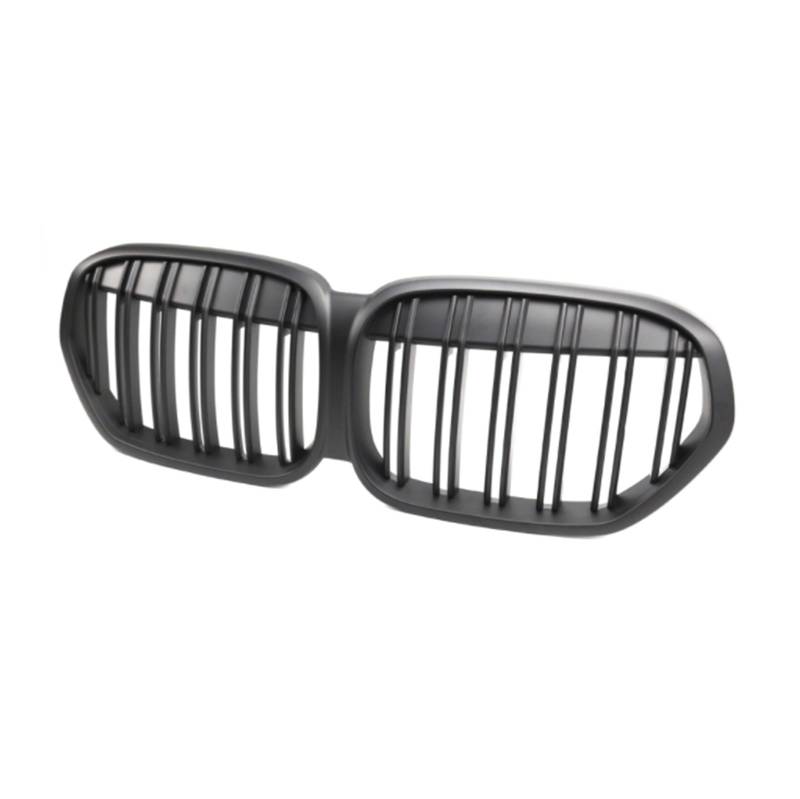 Frontgrill 1 Paar Front Gitter Für X1 F49 2020 2021 2022 Glanz Matt Schwarz Nieren Grill Ersatz Racing Front Stoßstange Gitter Auto-Kühlergrill(Matt-schwarz) von NAUTIG