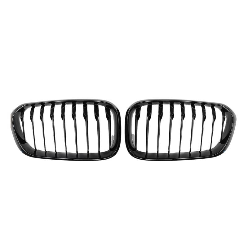 Frontgrill 1 Paar Für 1-Serie F20 F21 2015 2016 2017 Niere Raring Kühlergrill Glänzend Schwarz Grill Auto Vorderen Stoßfänger Sport Lamellen Kühlergrill Auto-Kühlergrill von NAUTIG