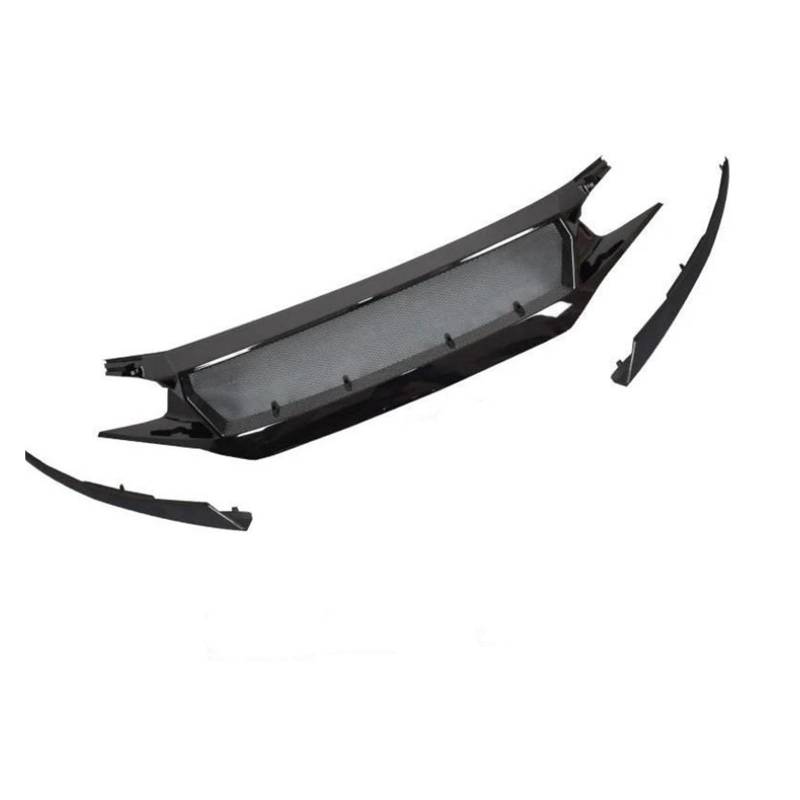 Frontgrill 10. Und 10.5. Generation Für Civic FK8 FC1 FK7 N1 Carbon Fiber Front Center Mesh Grille Grill Trim Auto-Kühlergrill(10th no emb.) von NAUTIG