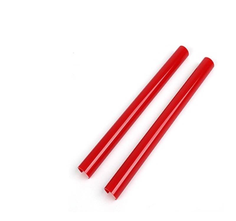 Frontgrill 2-teiliges Front-Nierengrill-Abdeckungsrahmen-Trim Für E60 E61 E65 E66 E85 F44 F52 Kühlerhalterung Aufkleber Autozubehör Auto-Kühlergrill(Red 2piece) von NAUTIG