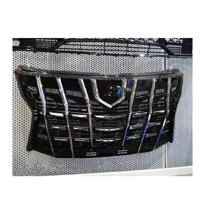 Frontgrill Abs Modify Front Racing Grills Für Mitsubishi Pajero Sportwagen 2020 Front Mesh Mask Cover Abs Grille Grill Auto-Kühlergrill von NAUTIG