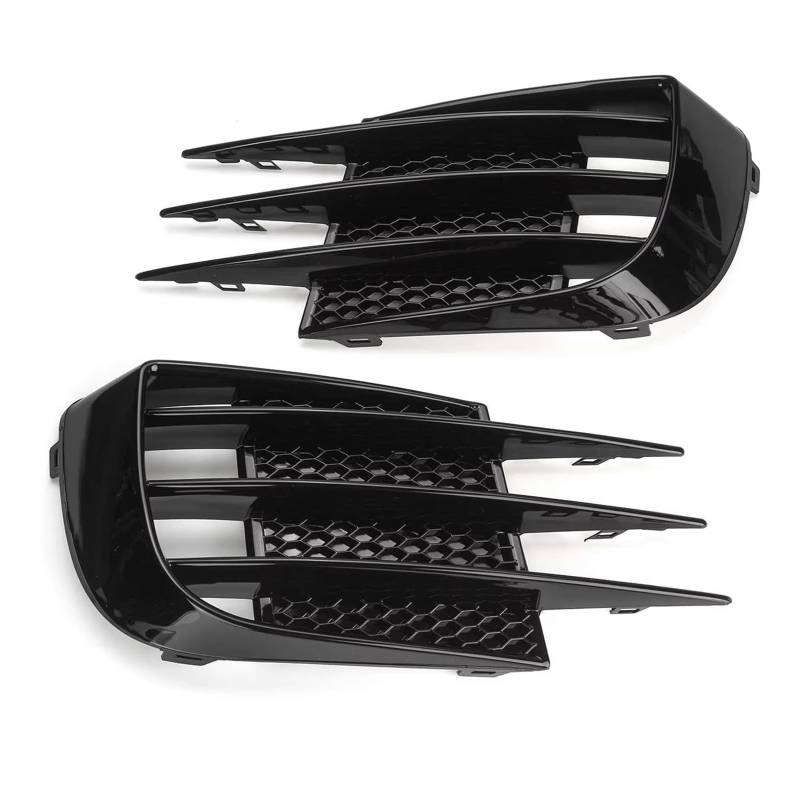 Frontgrill Auto Frontstoßstange Nebelscheinwerfer Kühlergrill Spoiler Für VW Für Golf 6 MK6 VI GTI GTD R R20 2008-2013 Nebelscheinwerfer Augenbraue Augen Auto-Kühlergrill von NAUTIG