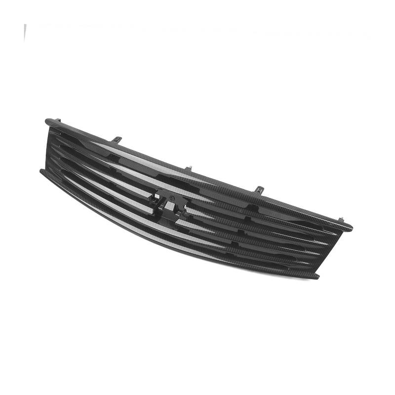 Frontgrill Auto Kühlergrill Grill Oberen Stoßfänger Haube Mesh Grid Für Infiniti G37 2 Tür 2008-2013 & Q60 Coupe 2014-2015 Auto-Kühlergrill(Kohlefaser-Optik) von NAUTIG