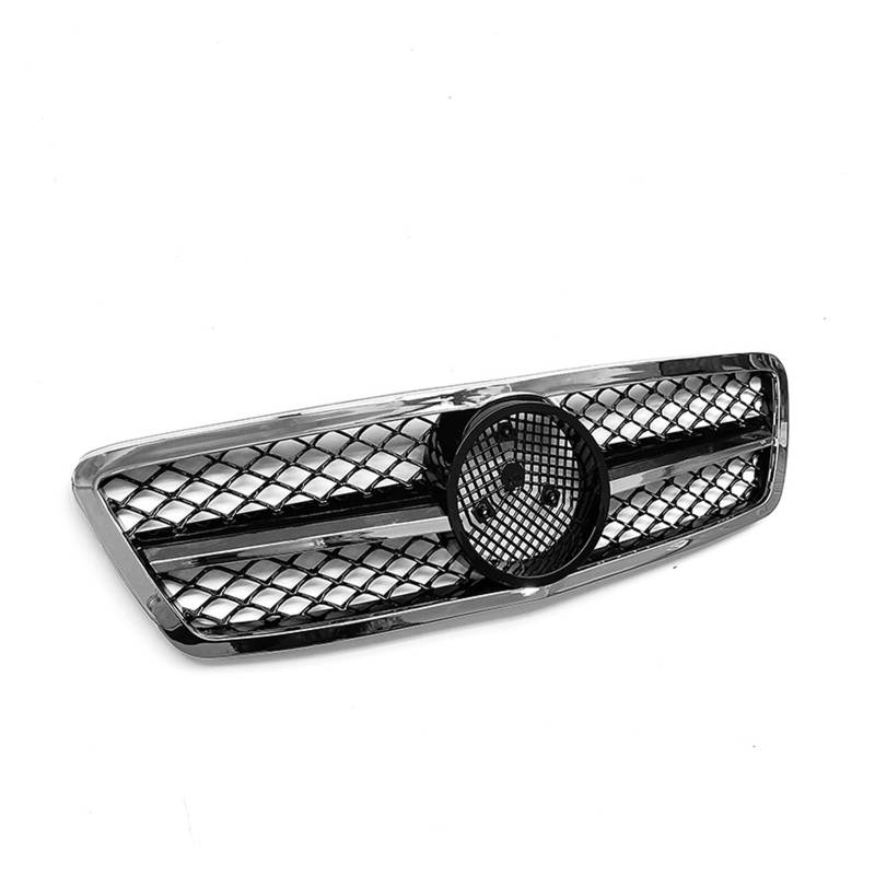 Frontgrill Frontgrill Für Benz C-Klasse W203 C200 C240 ​​C280 C320 2001 2002 2003 2004 2005 2006 2007 Auto-Kühlergrill(Type B Silver) von NAUTIG