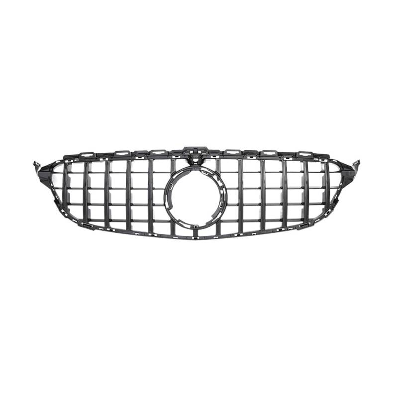 Frontgrill Frontgrill Racing Grill Diamant Stil Mesh Für Benz C W205 C205 S205 C180 C200 C250 C260 C300 2019 2020 2021 Auto-Kühlergrill(GT-Black Whole) von NAUTIG