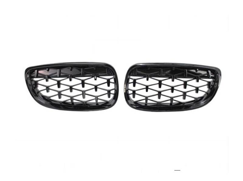 Frontgrill Für 3er E92 E93 M3 2-Türer 2006-2009/2010-2013 Frontnierengrill Kühlergrill Sportwagen-Tuning-Zubehör Auto-Kühlergrill(06-09 GBlack) von NAUTIG