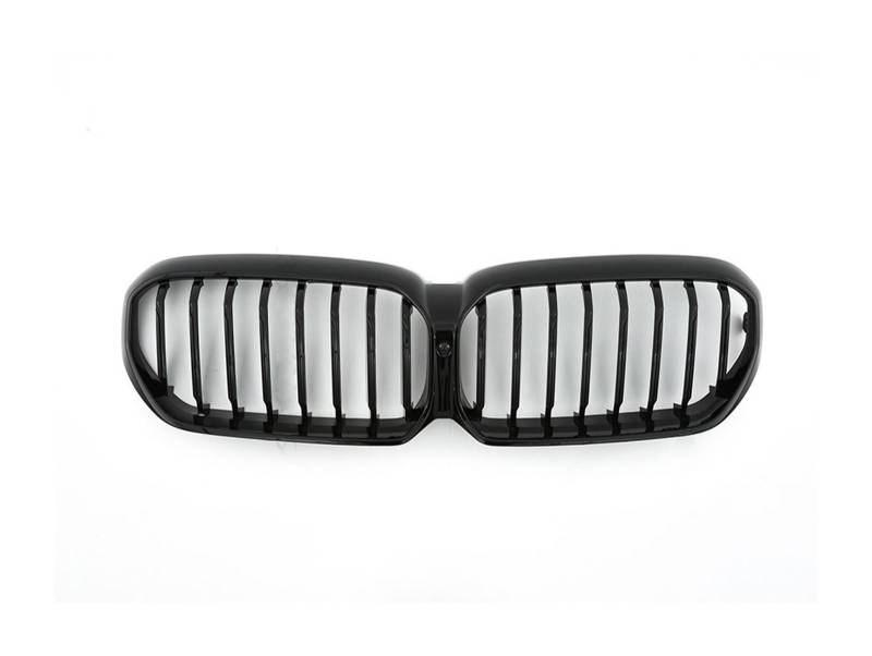 Frontgrill Für 5 G30 G31 M5 F90 2021 2022 2023 Fronteinlassgitter Stoßstangengrill Gitter Tuning-Zubehör Sport Touring Diamant Mittelgitter Frontgrill Auto-Kühlergrill(1 Line Glossy Black) von NAUTIG