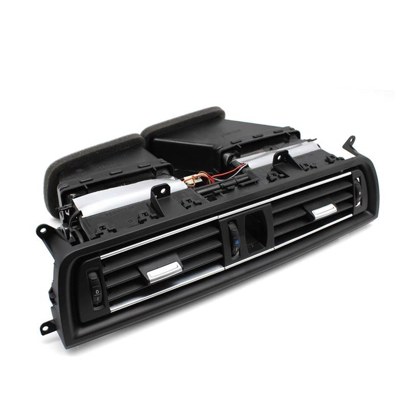 Frontgrill Für 5 Series F10 F11 F18 Auto Armaturenbrett Vorne Zentrale Klimaanlage Panel AC Vent Grille Montage 64229166885 64229209136 Auto-Kühlergrill(Assembly with Chrome) von NAUTIG