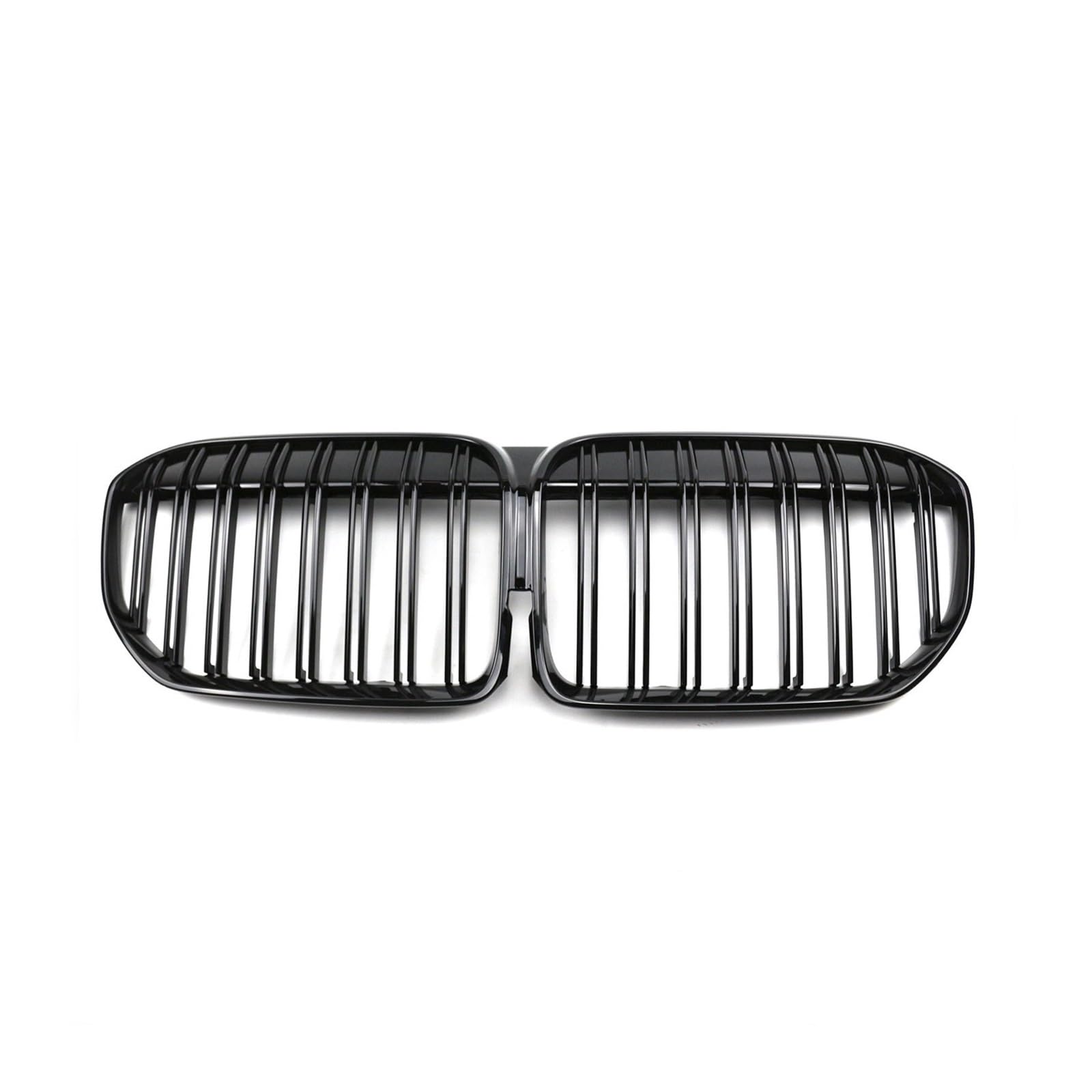 Frontgrill Für 7 Series G11 G12 730i 740i 750i 740e 730d 2020-2022 Auto Vorderen Stoßfänger Nierengrill Haube Racing Grills Glänzend Schwarz Auto-Kühlergrill(2-Slat) von NAUTIG