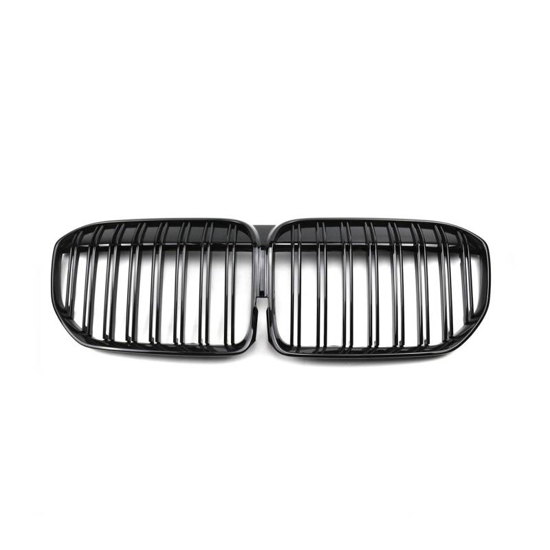 Frontgrill Für 7 Series G11 G12 730i 740i 750i 740e 730d 2020-2022 Auto Vorderen Stoßfänger Nierengrill Haube Racing Grills Glänzend Schwarz Auto-Kühlergrill(2-Slat) von NAUTIG