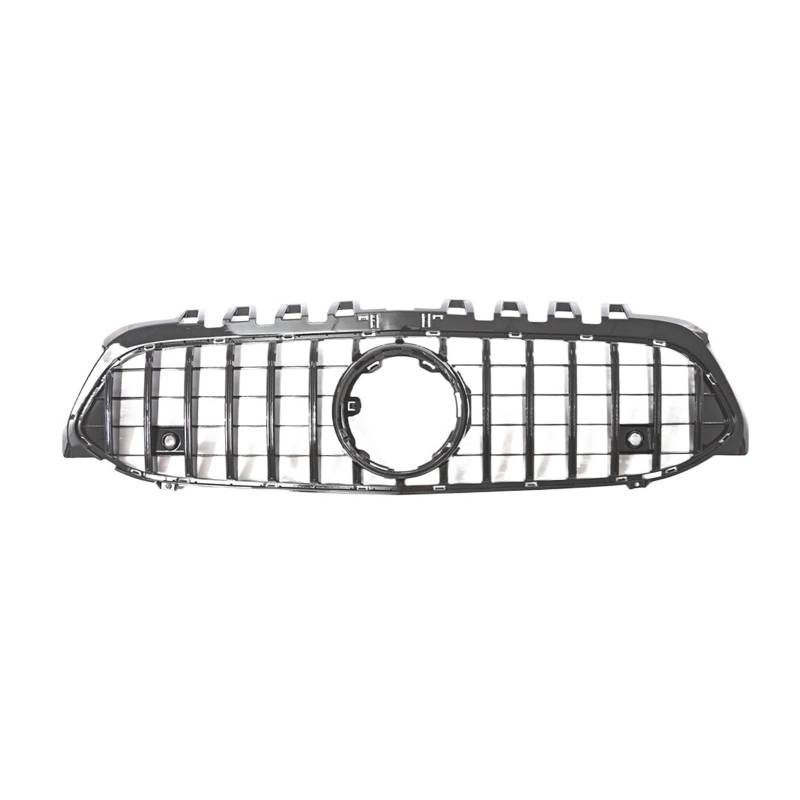 Frontgrill Für Benz A-Klasse W177 A200 A220 A250 A35 2019-2022 AMG Chrom Black Diamonds Style Kühlergrill Schwarz GTR Frontstoßstangengrill Auto-Kühlergrill(GT-Black) von NAUTIG