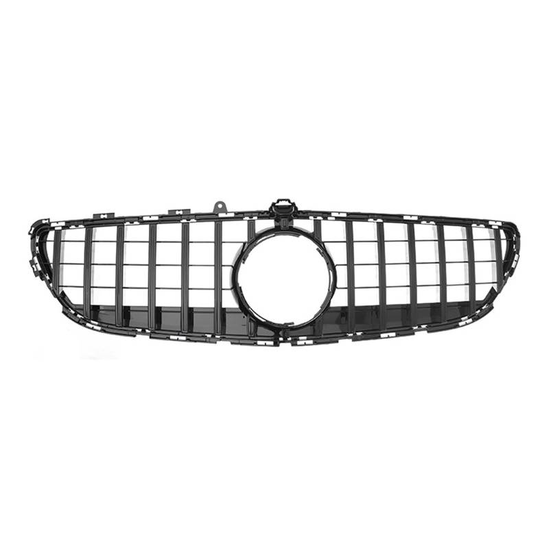 Frontgrill Für Benz CLS-Klasse W218 2015-2018 CLS300 CLS350 GT Auto Vorderen Stoßfänger Racing Grill Stil Grille Nachrüstung Ersatz Teil Auto-Kühlergrill(GT Style Black) von NAUTIG