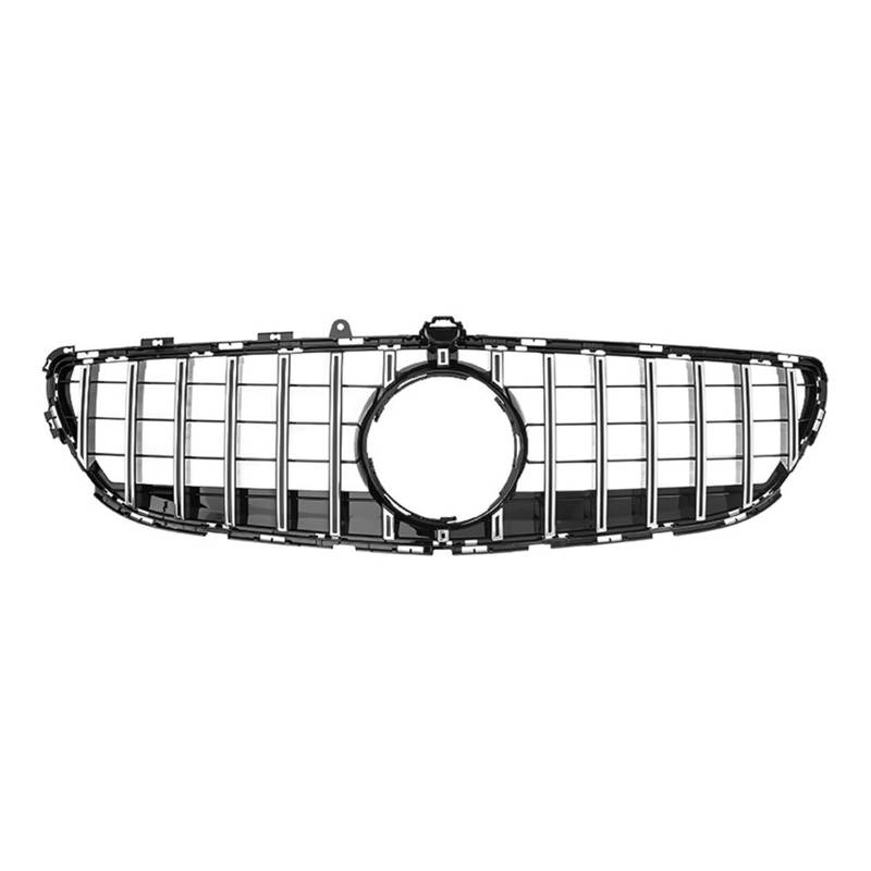 Frontgrill Für Benz CLS-Klasse W218 2015-2018 CLS300 CLS350 GT Auto Vorderen Stoßfänger Racing Grill Stil Grille Nachrüstung Ersatz Teil Auto-Kühlergrill(GT Style Silver) von NAUTIG