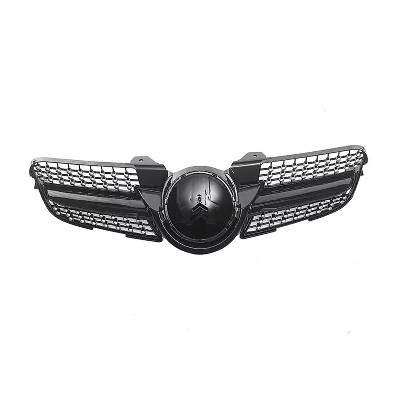 Frontgrill Für Benz R171 SLK-Klasse SLK200 SLK300 SLK350 2008-2010 Frontstoßstangengrill Oberer Ersatzhaubengitter Renngrill Auto-Kühlergrill von NAUTIG