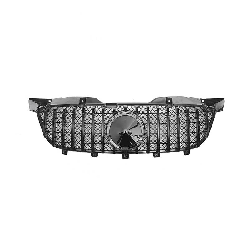 Frontgrill Für Benz Sprinter W906 2009 2010 2011 2012 2013 ABS Grills Frontgrill Haube Tuning Racing Grill Auto-Kühlergrill(Schwarz) von NAUTIG