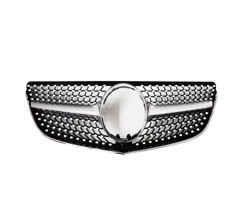 Frontgrill Für Benz W207 C207 A207 E Coupe E200 E260 E320 E350 E400 E500 2009-2010 2011 2012 2013 2014 2015 2016 Sport Front Kühlergitter Stoßstangengrill Grill Auto-Kühlergrill(13-16 Diamond Silver) von NAUTIG