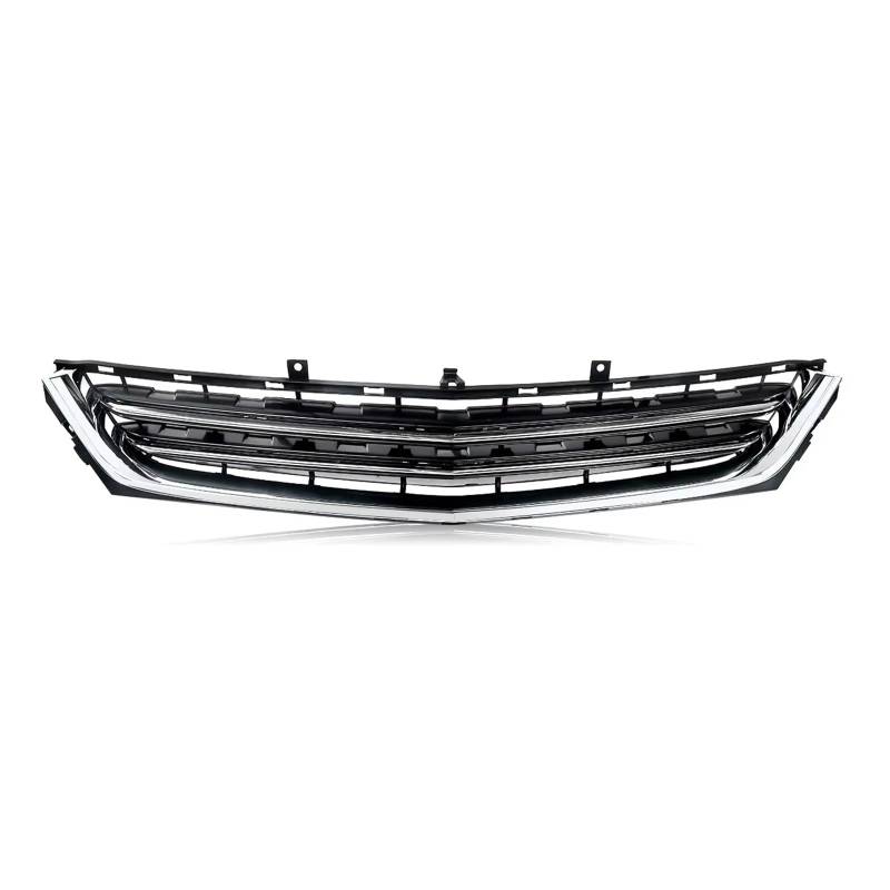 Frontgrill Für Chevrolet Für Impala LT LS 2014-2020 Frontschürze Unteren Kühlergrill Grill Chrom Schwarz Auto-Kühlergrill von NAUTIG
