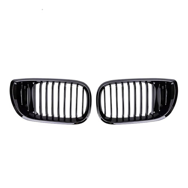 Frontgrill Für E46 LCI 4D 325i Facelift 2002 2003 2004 2005 Geetha 2-teiliges Auto-Frontstoßfänger-Einzelliniengrill Nieren-Renngrill 846193 Auto-Kühlergrill von NAUTIG