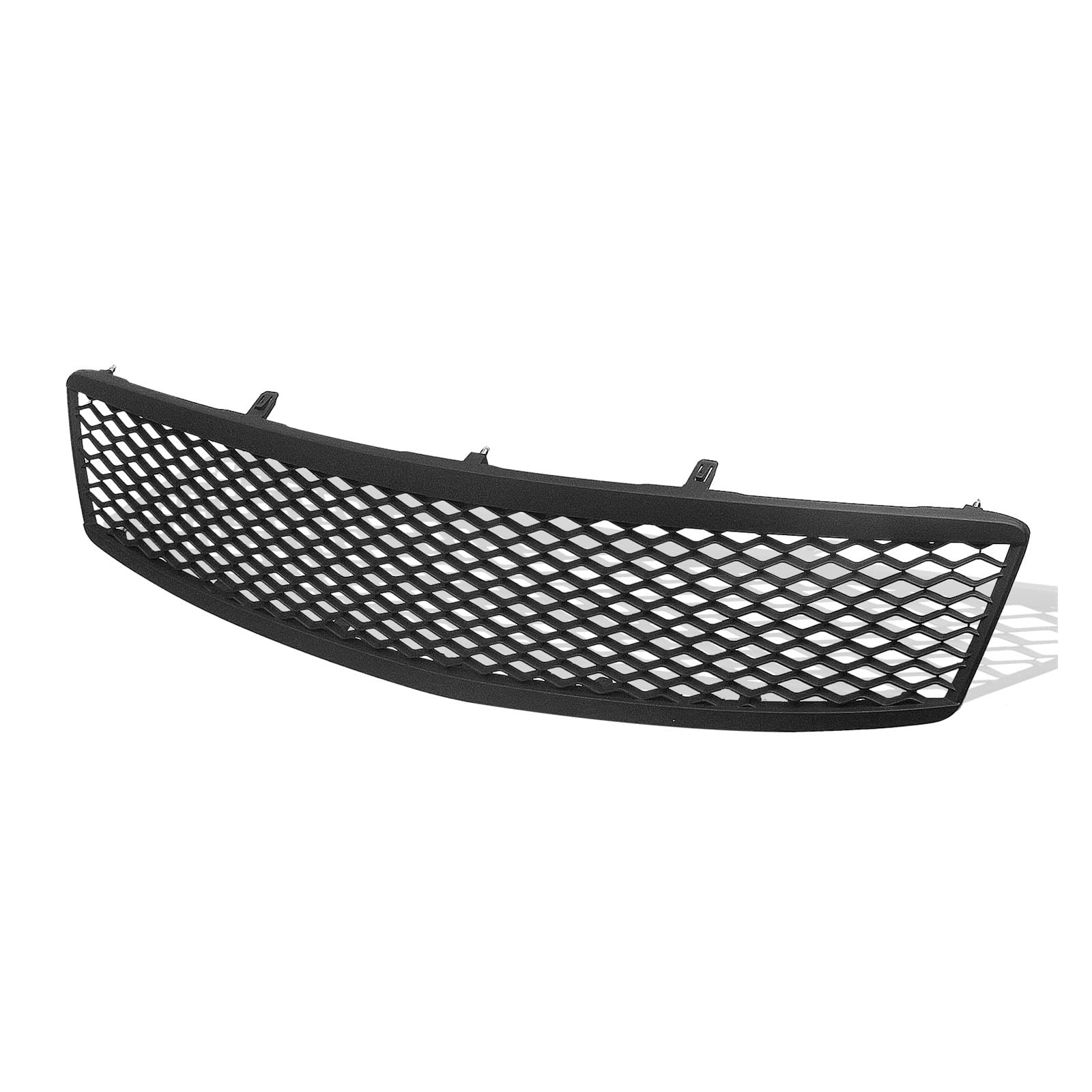 Frontgrill Für Infiniti G35 G37 2007 2008 2009 Limousine 4-Türer Kühlergrill Mattschwarz Auto Obere Stoßstangenhaube Abdeckung Mesh Grid Racing Grills Auto-Kühlergrill(Matt-schwarz) von NAUTIG