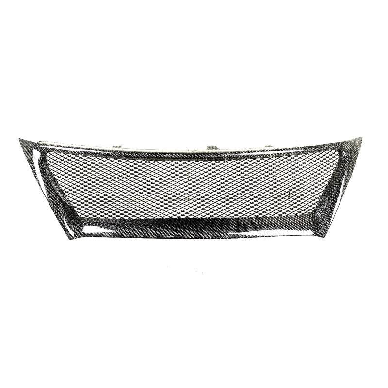 Frontgrill Für Lexus is IS250 IS350 Limousine 2011 2012 2013 6. JDM F Sport 4-Türer Kühlergrill Fiberglas/Kohlefaser Obere Haube Mesh Grid Auto-Kühlergrill(Kohlefaser) von NAUTIG