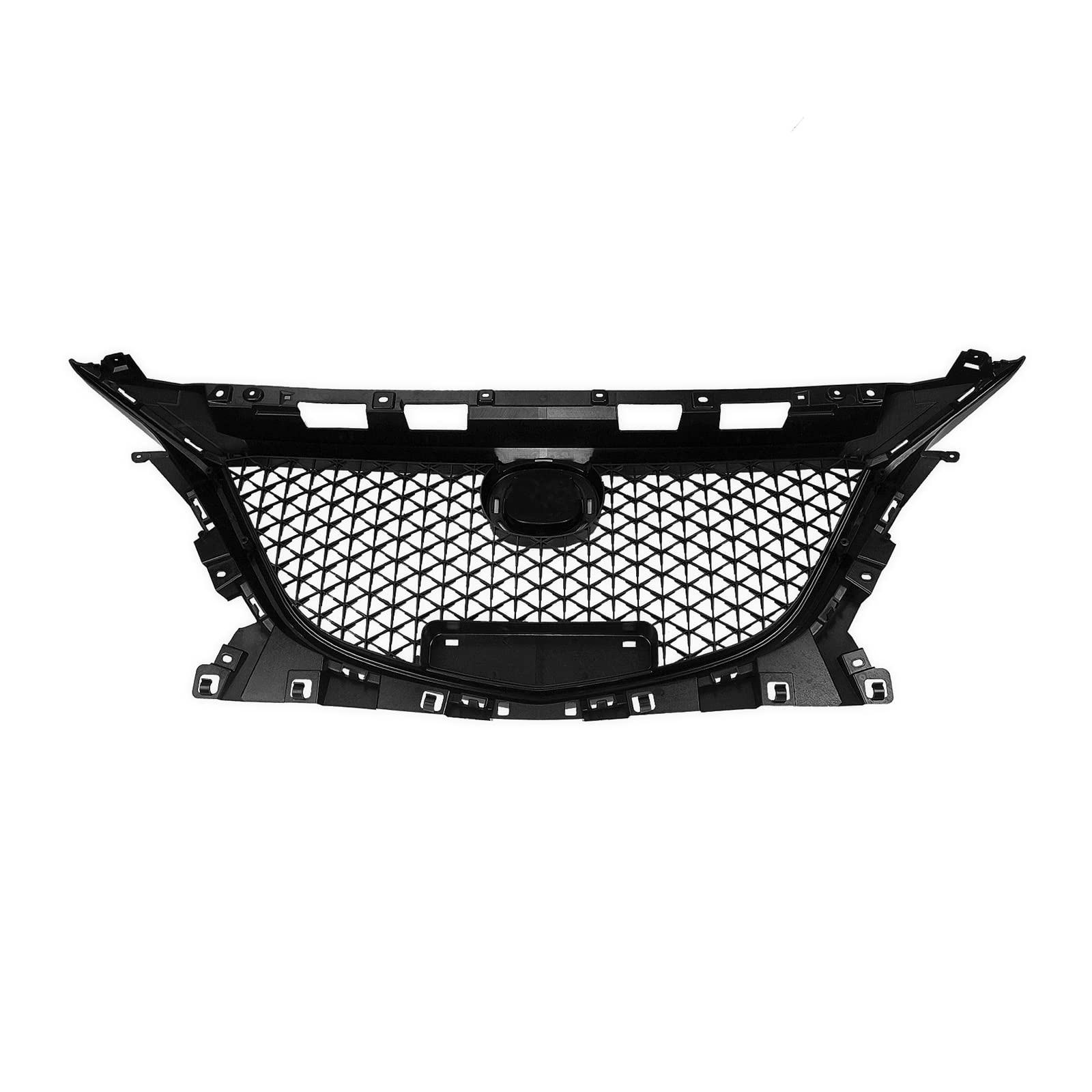 Frontgrill Für Mazda 3 Axela 2014 2015 2016 Kühlergrill Waben-Stil Racing Grill Schwarz Auto Oberen Stoßfänger Ansaughaube Kühler Mesh Grid Auto-Kühlergrill Frontgrill Für Mazda 3 Axela 2014 2015 2016 Kühlergrill Waben-Stil Racing Grill Schwarz Auto Oberen Stoßfänger Ansaughaube Kühler Mesh Grid Auto-Kühlergrill von NAUTIG