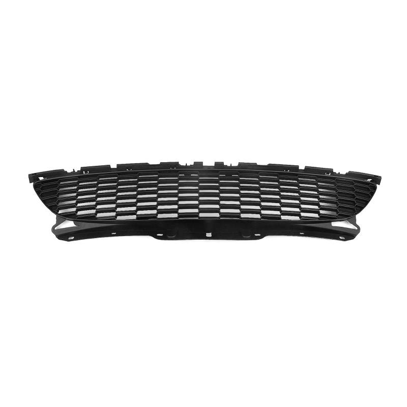 Frontgrill Für Mini Für Cooper S R55 R56 R57/R58/R59 2007-2015 Kühlergrill Mattschwarz Auto Obere Stoßstange Ansaughaube Abdeckung Mesh Grid Kit Grill Auto-Kühlergrill von NAUTIG