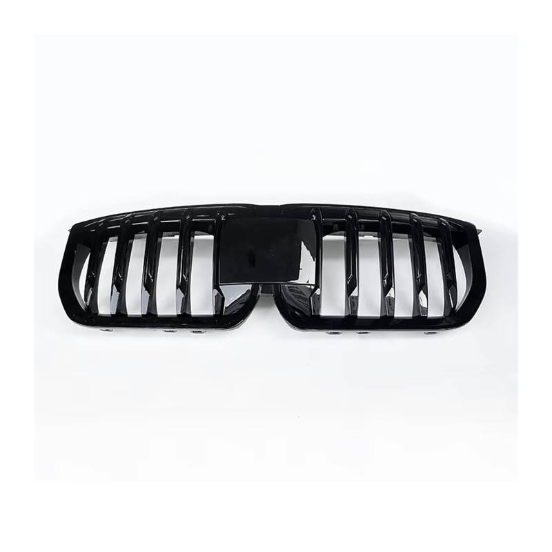 Frontgrill Für X1 U11 U12 XDrive18d 28i 23d 2022 2023 2024 Kühlergrill Glanz Schwarz Auto Vorderen Stoßfänger Gitter Racing Grill Auto Styling Auto-Kühlergrill von NAUTIG