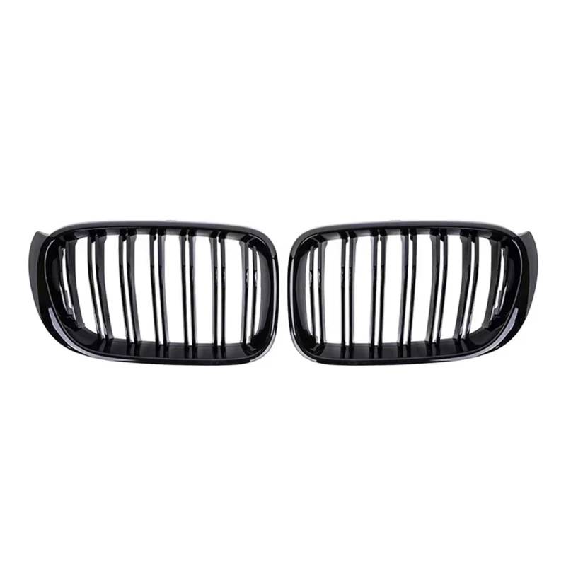 Frontgrill Für X3 X4 F25 F26 2014-2017 Frontniere Doppelliniengrill Grill Ersatz Renngrills Grills Autogrill Zubehör Auto-Kühlergrill von NAUTIG